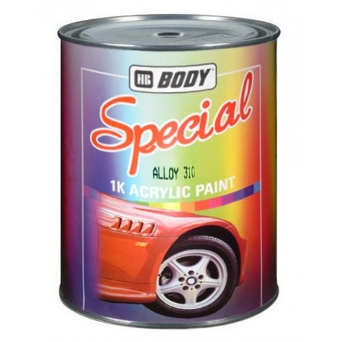 310 Краска для дисков SPECIAL PAINT серебристая,1л, BODY фото 1