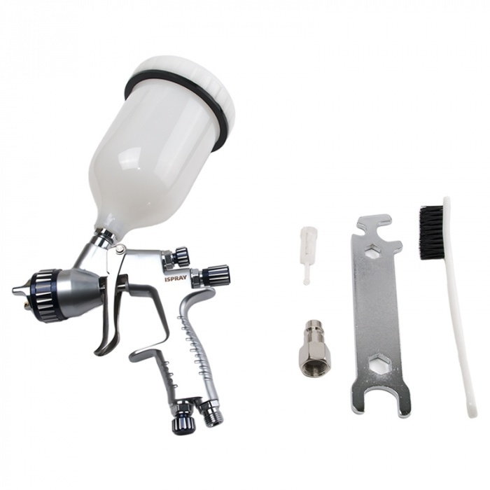 Краскораспылитель ISISTEM ISPRAY DB 21 с верхним бачком 600мл, сопло D 1.4мм фото 1