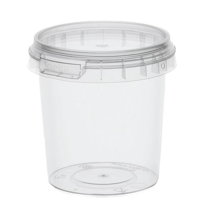 Контейнер 155 мл. круглый, d69мм, с прозрачной крышкой фото 1