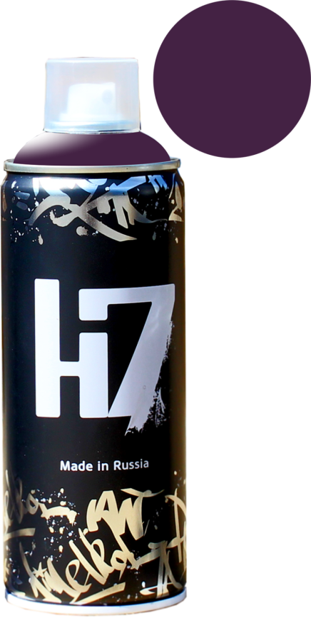 4007 Пурпурно‐фиолетовый - краска для граффити H7 520мл фото 1