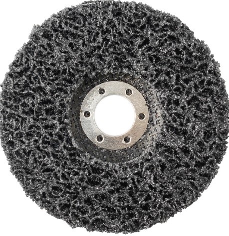 Диск шлифовальный "коралл" для "болгарки" 125мм черный (среднежесткий) фото 1