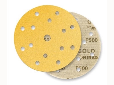 Абразивный круг на липучке Mirka Gold d150 Р220 (15отв) фото 1