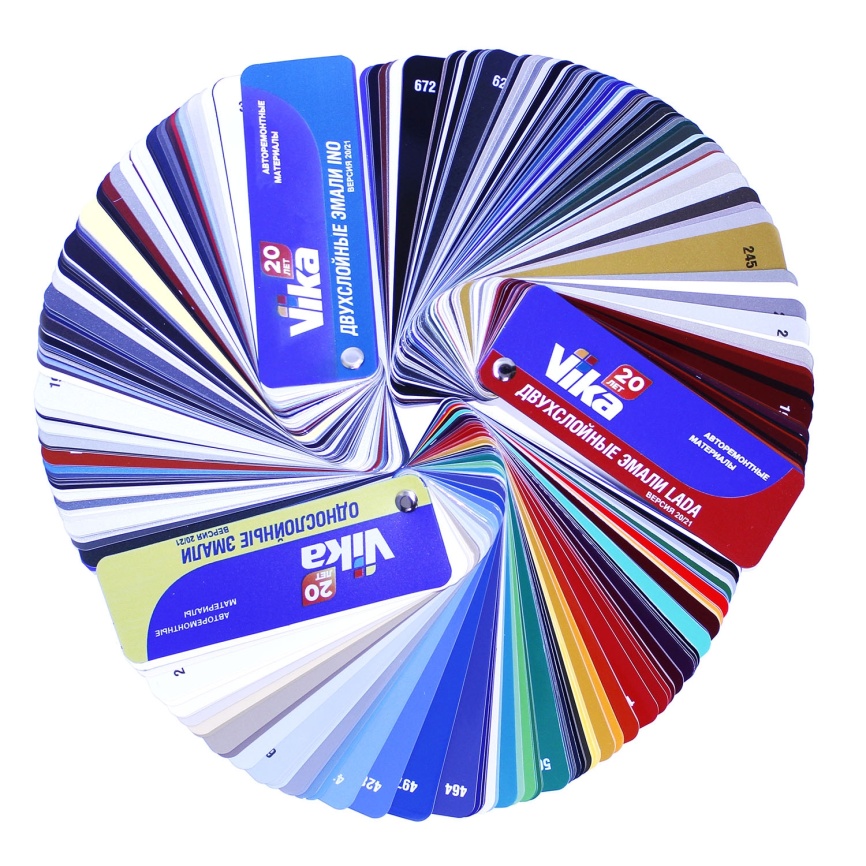 Набор вееров цветов (двуслойные эмали LADA, INO, однослойные эмали 2020/2021) VIKA фото 1