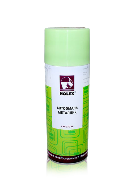 600 Чёрная краска под лак металлик аэрозоль HOLEX 520мл фото 1