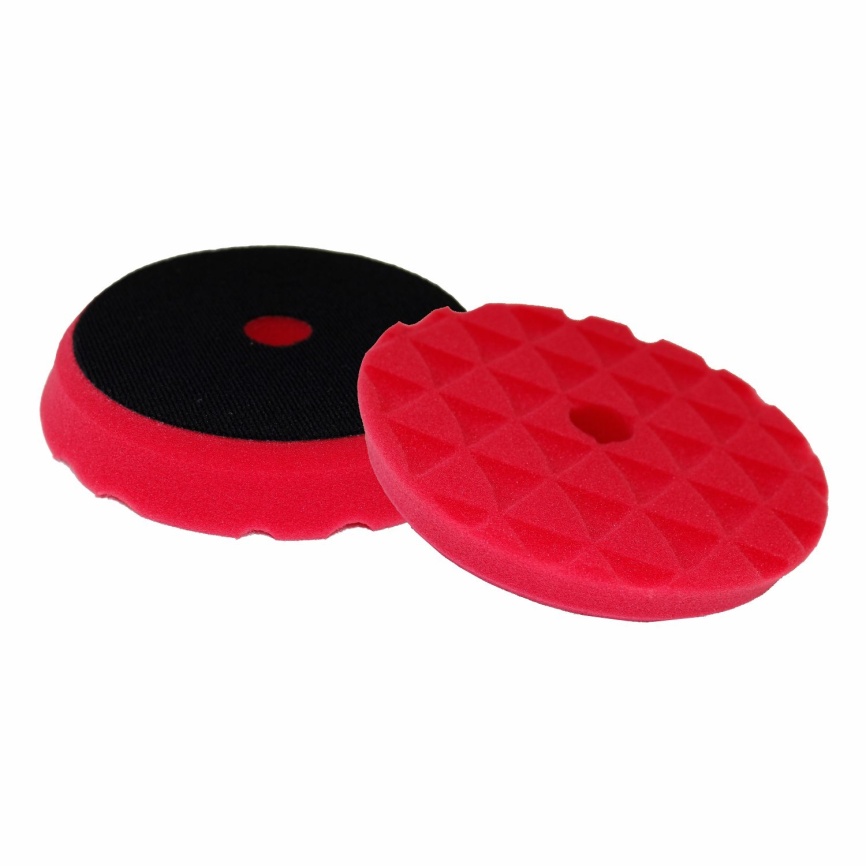 Круг полировальный поролоновый 150x25мм Trio Soft Cut мягкий красный H7 фото 1