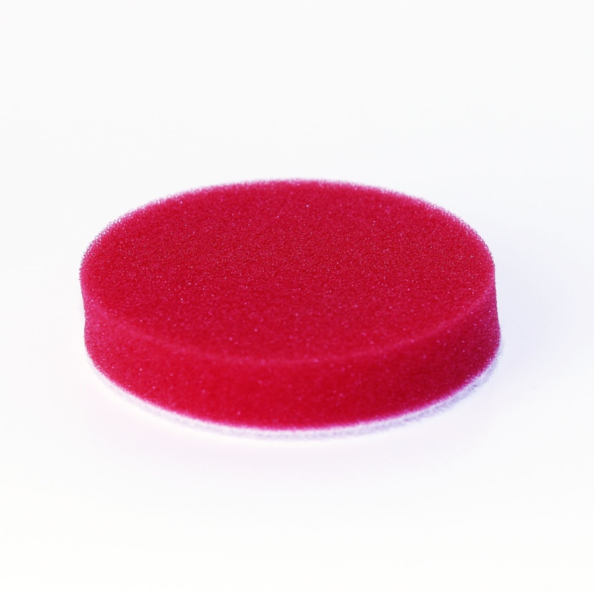Круг поролоновый 56х10мм красный мягкий H7 фото 1