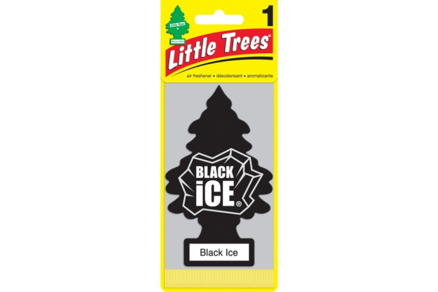 Ароматизатор елочка Car-Freshner Black Ice Черный лед U1P-10155-RUSS фото 1