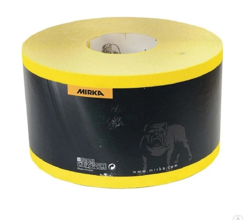 Шлифовальная шкурка на бумажной основе Mirox 115mm х 50m Р150 1метр фото 1