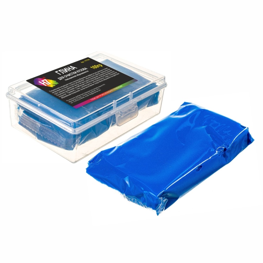 Глина для очистки кузова повышенной абразивности 160г. (в пластиковом пенале) H7 фото 1