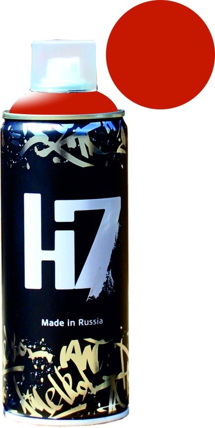 2002 Ярко-красный (алый) - краска для граффити H7 520мл фото 1