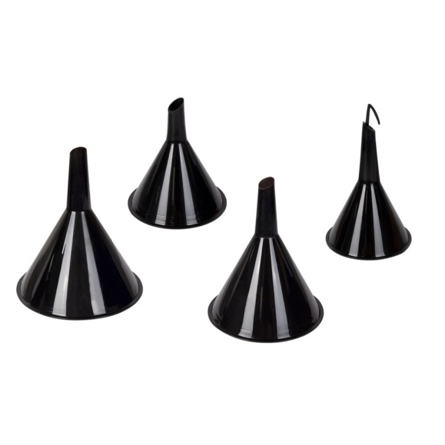 Воронка НАБОР из 4х чёрная фото 1