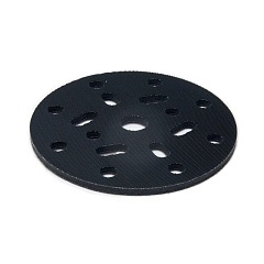 Подложка промежуточная 150 mm T5mm STANDARD на липучке, 15отв, черная мягкая ICAR V S BLACK фото 1