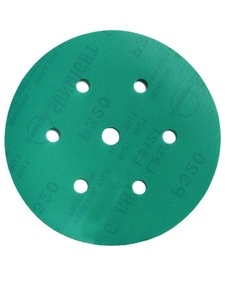 Круг абразивный SUNMIGHT FILM VELCRO, D150mm, 7 отверстий, P400 фото 1