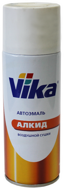 601 черная алкидная автоэмаль аэрозоль VIKA (520мл)* фото 1