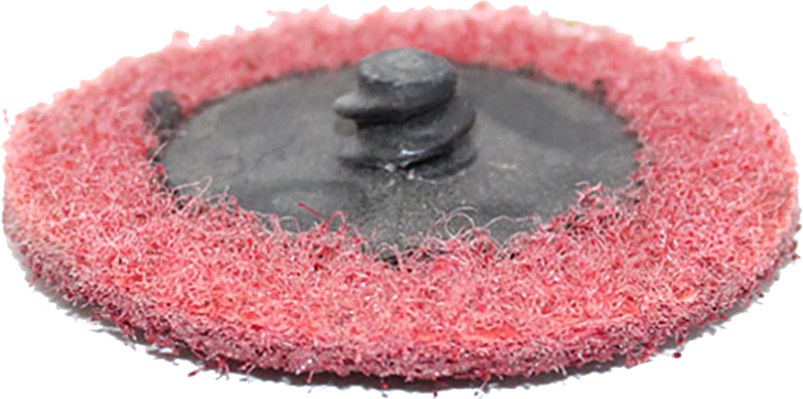 Диск зачистной Д= 50 мм Р180 Красный (крепление Roloc) Русский Мастер фото 1